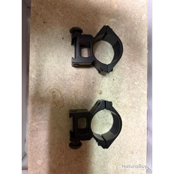 Paire de Colliers pour montage fixe