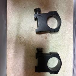 Paire de Colliers acier pour montage fixe