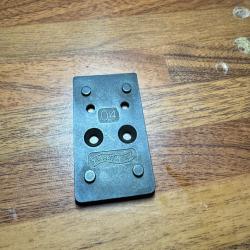 Interface plaque adaptatrice WALTHER Pdp gen 2 numero 04 Leupold Delta Point