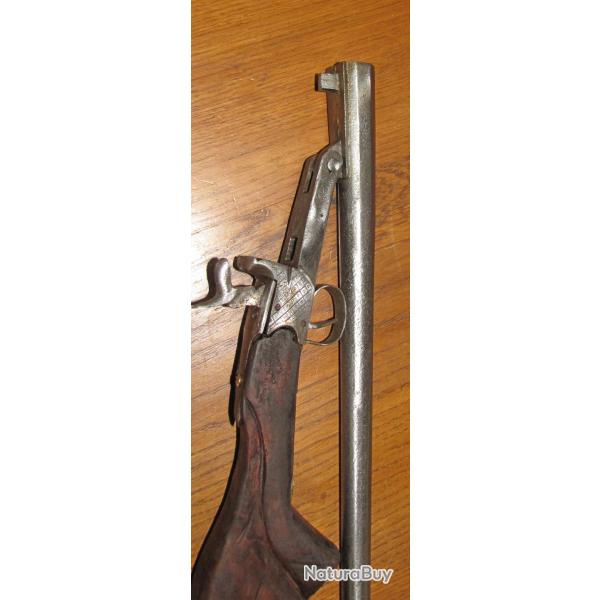 Fusil a broche de braconnier du XIX �me