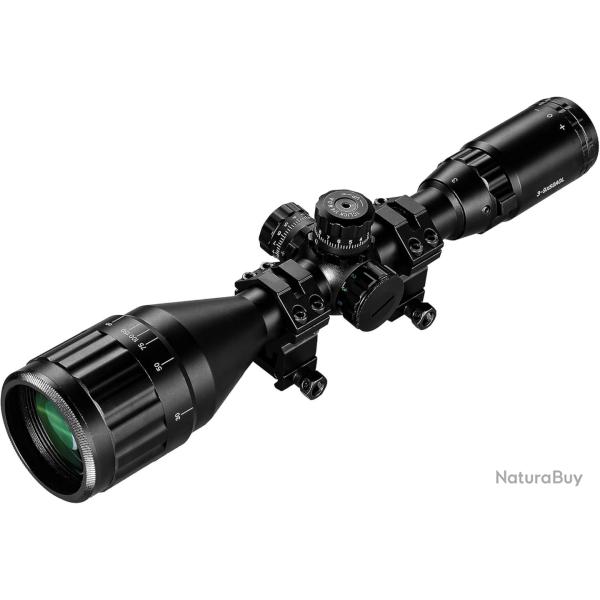Lunette de Vis�e 3-9x50 Lumineuse Mil-Dot Chasse Tir Sportif Rail Weaver Picatinny Parasol