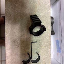 Collier avec rail picatiny pour accessoires