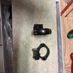 Paire de colliers en acier pour rail Tikka/sako