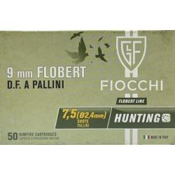 Munitions FIOCCHI cal.9mm flobert n&deg;7,5 par 50