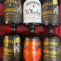 Rosemont Lot 5 Whisky + 1 liqueur de Whisky offerte.