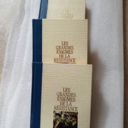Les grandes &eacute;nigmes de la r&eacute;sistance. 3 volume.