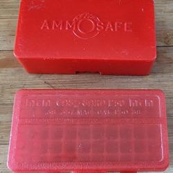 Lot de deux boites pour 50 munitions 38spl/357 mag rouges