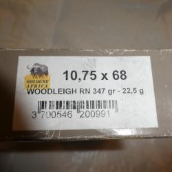 boite de 20 cartouches 10,75x68 sologne en 347 grs