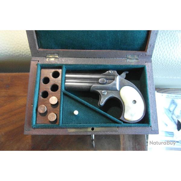 Beau coffret ancien pour derringer Colt 1,2,3 et double derringer R�mington