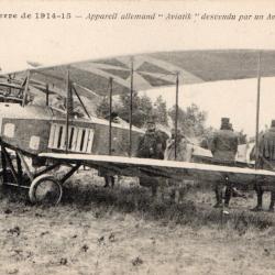 Carte Postale Guerre 1914-1915 Avion Allemand Aviatik -N&deg;8317