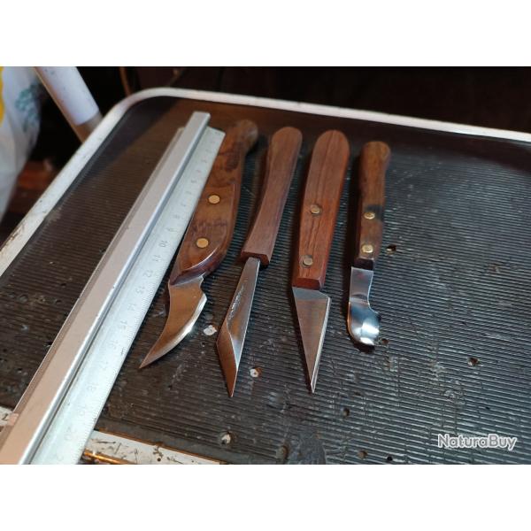 Outils sculpture sur bois professionnels l2