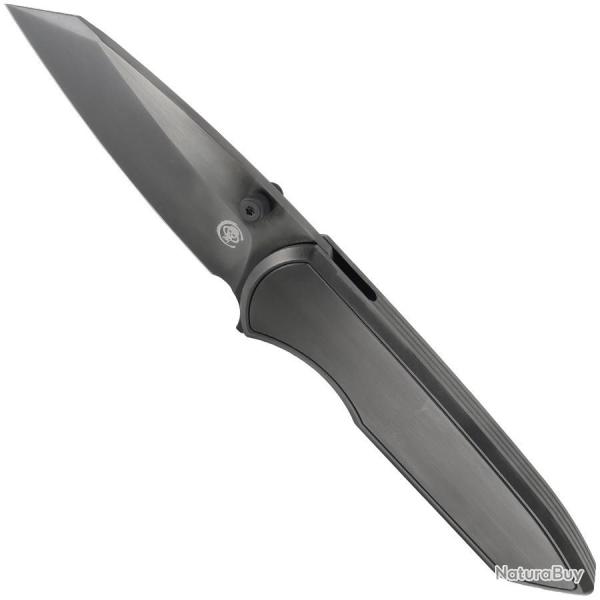 Integral Arrestor 229 Satin PVD Black Titanium - Chaves Knives