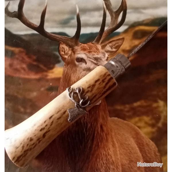 Couteau de poche Opinel 9 bois de cerf
