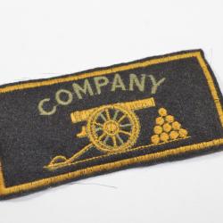 Patch brod&eacute; Militaire Company Military Insigne  a identifier ( 17A)