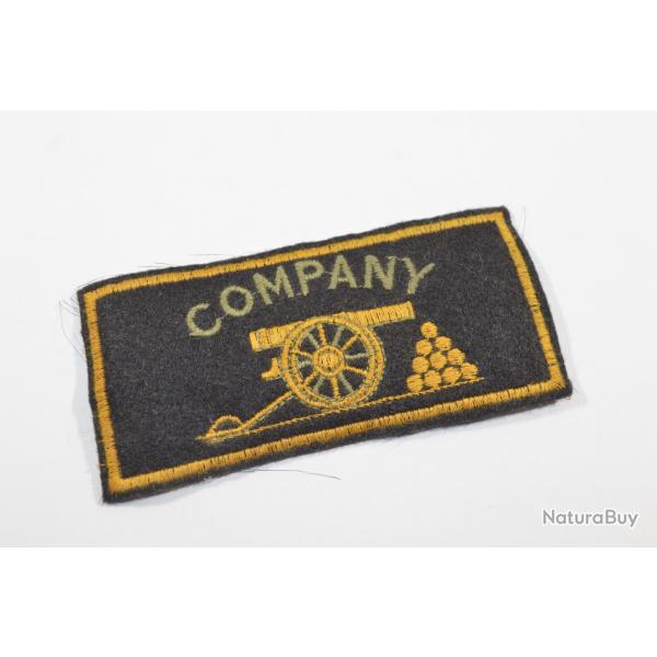 Patch brod� Militaire Company Military Insigne  a identifier ( 17A)