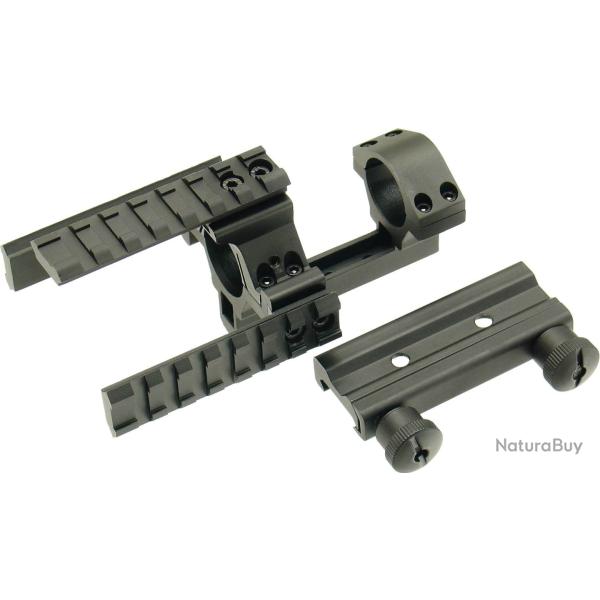 ANNEAUX DE MONTAGE RIS MONOBLOC AVEC KIT TRIPLE RAILS RIS - UTG