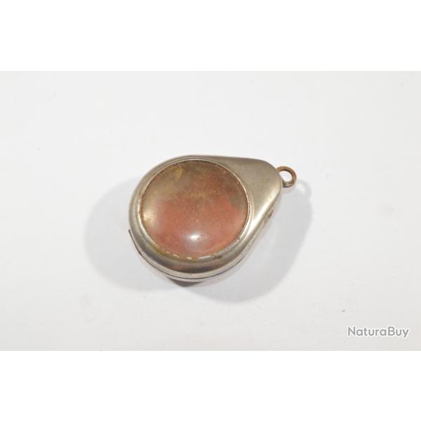 Boite protection porte montre � gousset ancien broc vintage (17A)
