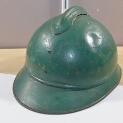 Coque de casque Militaire Fran&ccedil;ais Adrian Mod&egrave;le 15 troupe Afrique moutarde ? a nettoyer Helmet 1914