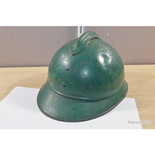 Coque de casque Militaire Fran�ais Adrian Mod�le 15 troupe Afrique moutarde ? a nettoyer Helmet 1914
