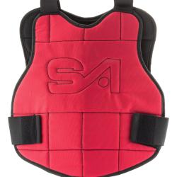 GILET SOUPLE ENFANT NOIR-ROUGE