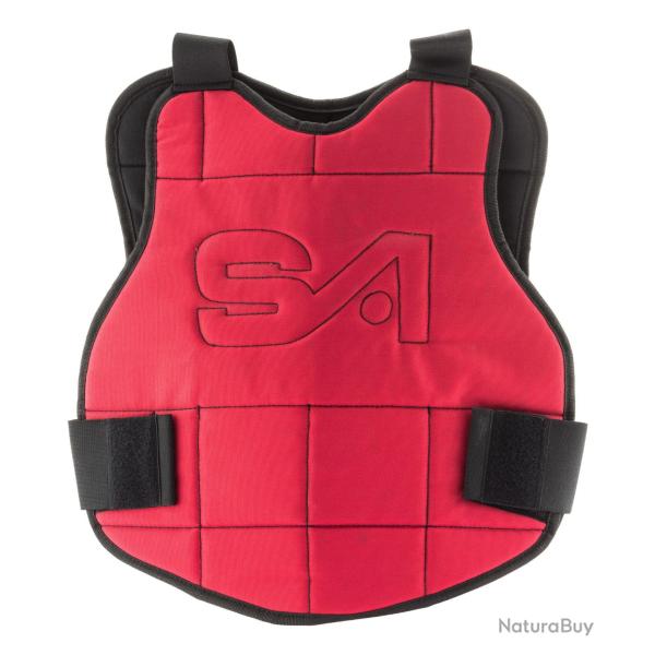 GILET SOUPLE ENFANT NOIR-ROUGE
