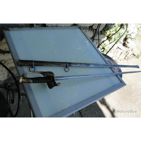 sabre officier sup�rieur 1845 avec son fourreau