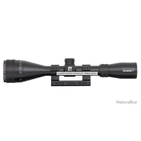 Lunette Sabre X3  3-9x42 r�ticule HMD