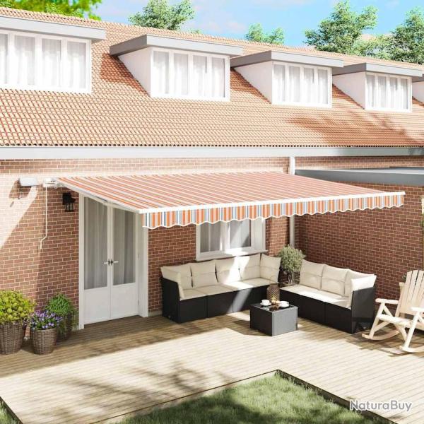 Auvent Multicolore 500 x 300 x 165 cm Polyester et m�tal