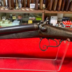 FUSIL ROCHEGUDE : CAL 16/65, PERCUSSION CENTRALE CANON DAMAS, GRAVURES FAITE &Agrave; LA MAIN, CAT.D