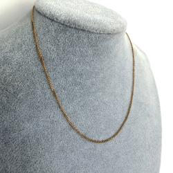 Chaine or 18 carats - 38 et 40 cm - collier maille gourmette - enfant ou adolescent