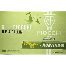 Munitions FIOCCHI cal.9mm flobert n&deg;10 par 50