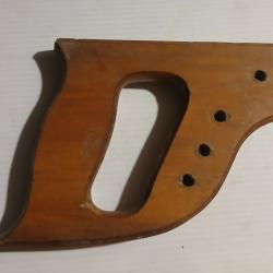 ANCIENNE POIGN&Eacute;E EN BOIS POUR LAME DE SCIE N&deg;2