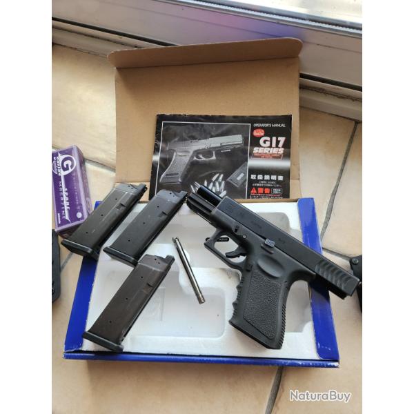 Glock 19 KSC Culasse m�tal  + 3 chargeurs