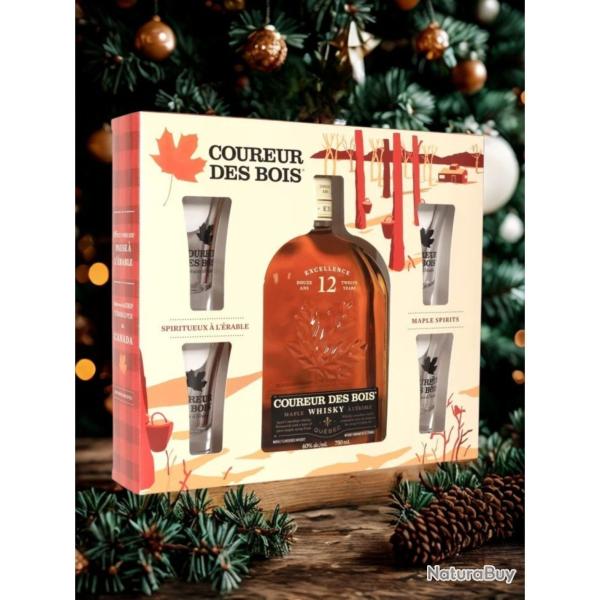 Coffret Whisky Excellence - Coureur des Bois 12 Ans