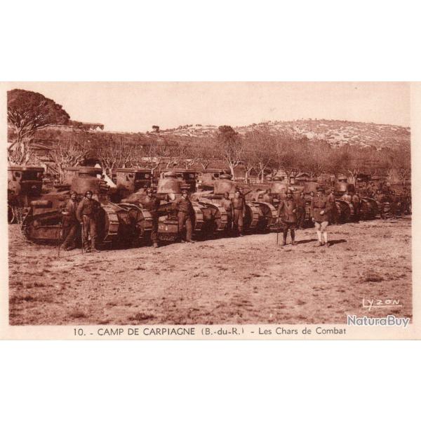 Carte Postale - Camp de Carpiagne - Les Chars de Combat -N�8322
