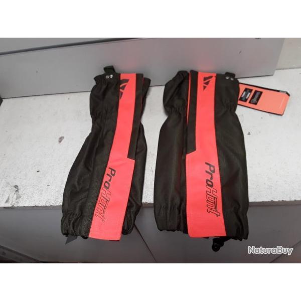 Guettre Prohunt GRIFFON ultra resistante kaki/orange TOP PRODUIT