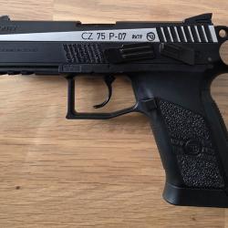 Pistolet CZ 75 P-07 Duty Bicolore 2 joules cal 4.5 mm