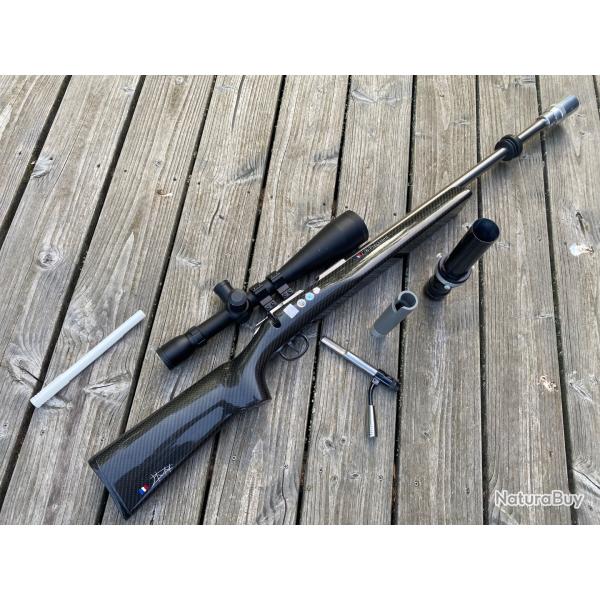 Carabine Rimfire Anschutz 2013A BR50 + lunette Sightron SIIISS 10-50x60 + Malette renforc�e Plano