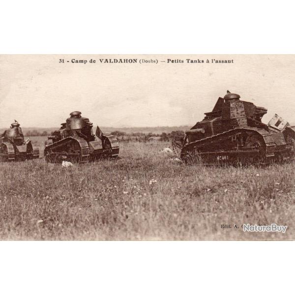 Carte Postale - Camp de Valdahon - Petits Tanks � l'assaut -N�8332