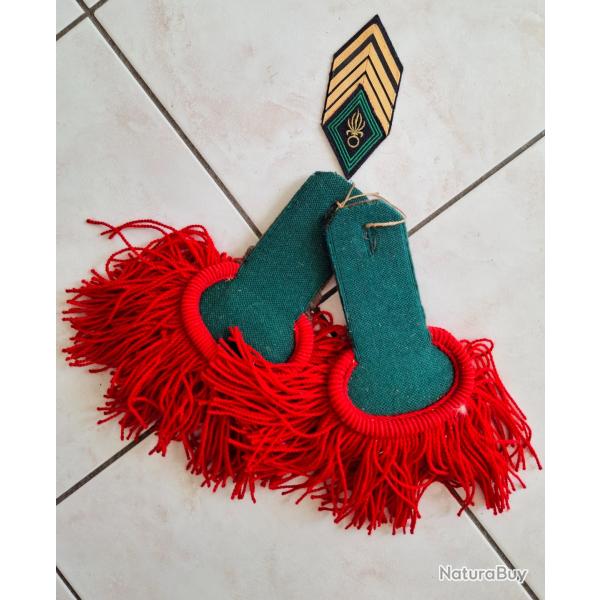 Paire d'epauli�re l�gion �trang�re Indochine
