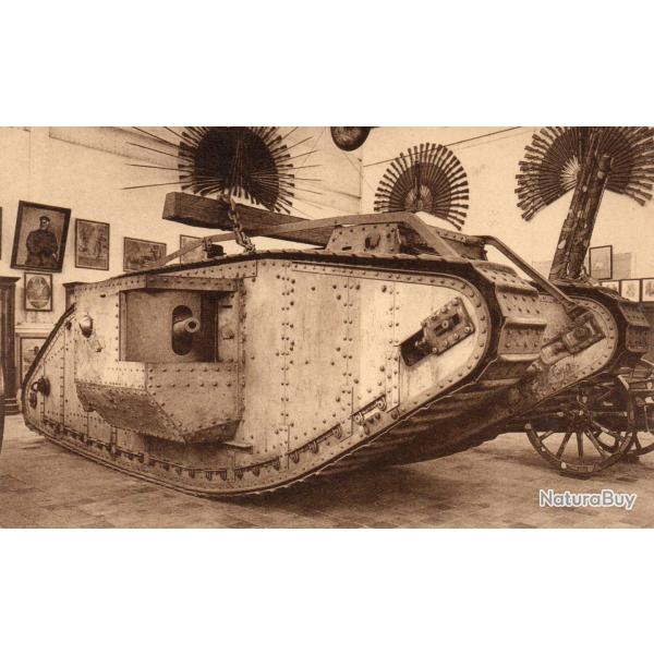 Carte postale Tank anglais "Mark V" 23 T. Mus�e Royal de l'Arm�e, Bruxelles -N�8334
