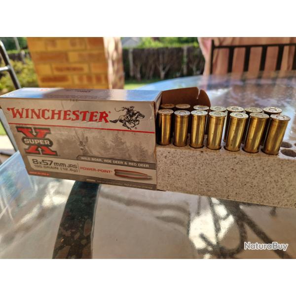 Cartouche 8x57 winchester reste 14 munition