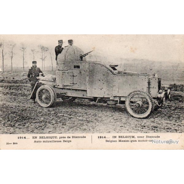 Carte Postale Ancienne - Voiture blind�e belge, 1914 -N�8335