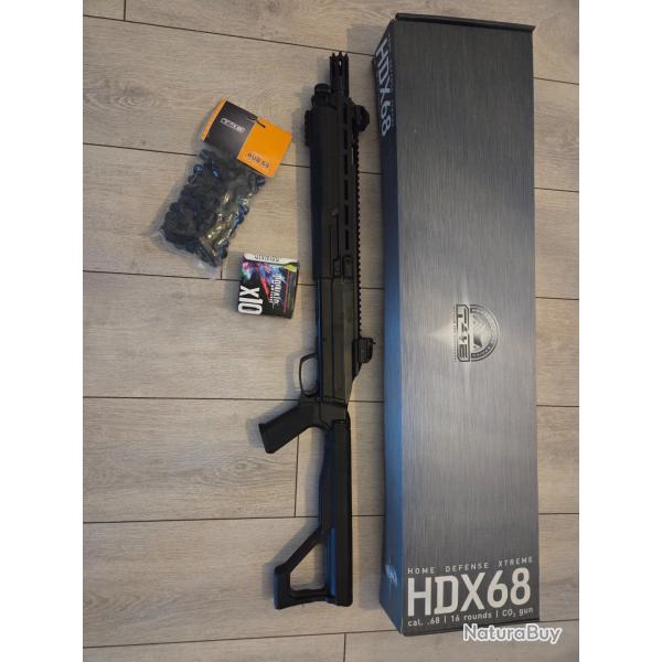 UMAREX T4E HDX 68 16J + 100 RUB + 10 CARTOUCHES DE CO2