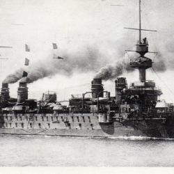 Carte Postale Navire de Guerre &laquo; Marseillaise &raquo; Croiseur-cuirass&eacute; -N&deg;8338