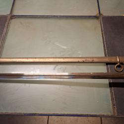 SABRE d'adjudant mod&egrave;le 1845 1855 fus&eacute;e corne &agrave; filigrane laiton ; monture en laiton cisel&eacute;
