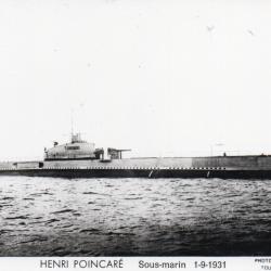 Carte Postale Sous-marin Henri Poincar&eacute; -N&deg;8345