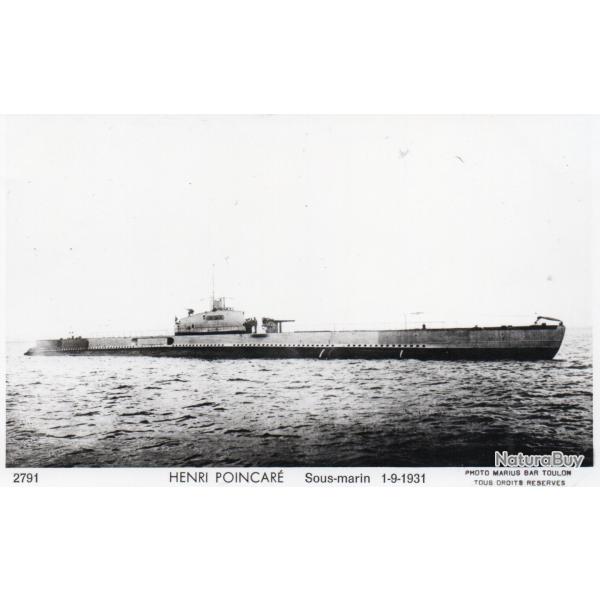 Carte Postale Sous-marin Henri Poincar� -N�8345