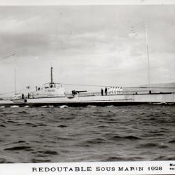 Photographie sous-marin Redoutable 1928 -N&deg;8346