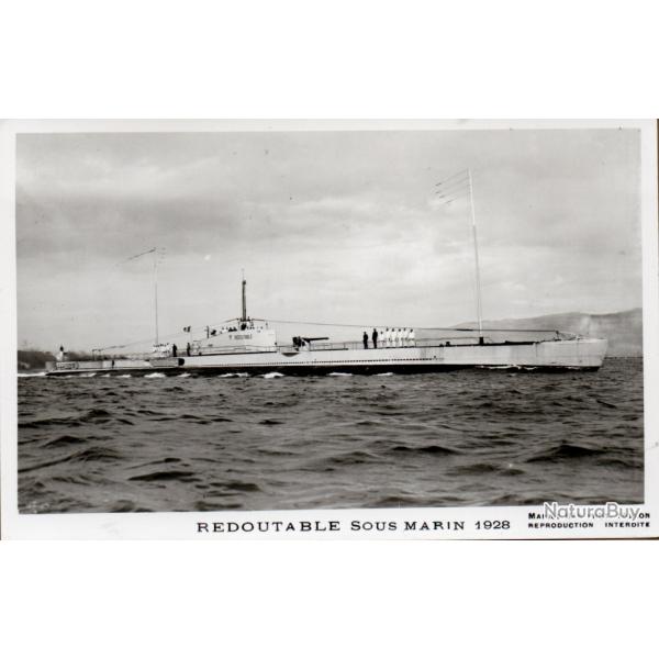 Photographie sous-marin Redoutable 1928 -N�8346